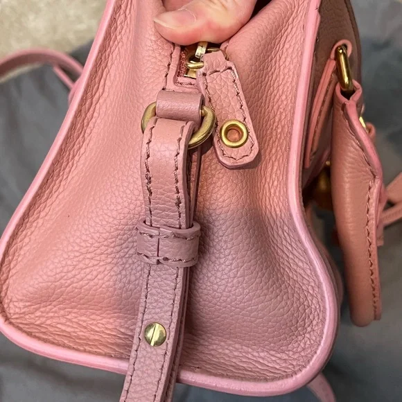 Alexander McQueen Mini Padlock Satchel Pink - Picture 6 of 12